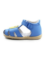 Sandałki Dla Chłopczyka Niebieskie z Żabą DD STEP G075-61516 Marine