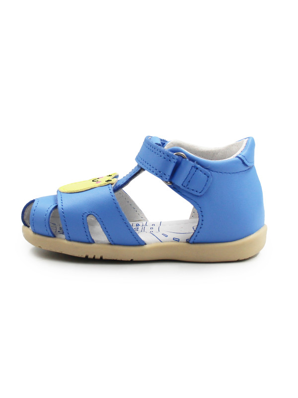 Sandałki Dla Chłopczyka Niebieskie z Żabą DD STEP G075-61516 Marine