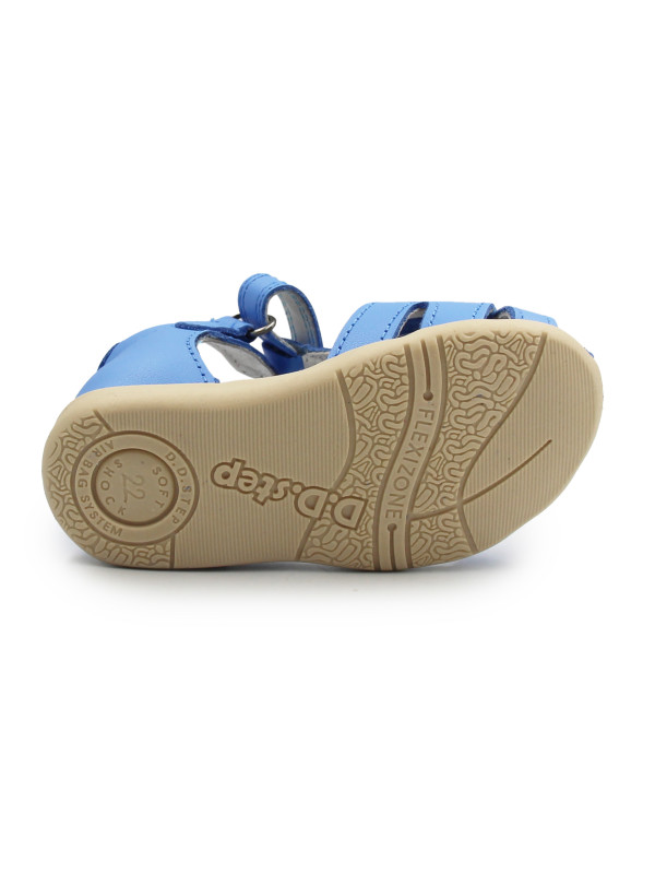 Sandałki Dla Chłopczyka Niebieskie z Żabą DD STEP G075-61516 Marine