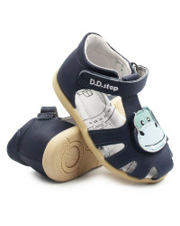Półsandały Chłopięce Na Lato Granatowe DD STEP G075-61516A Royal Blue