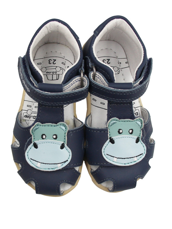 Półsandały Chłopięce Na Lato Granatowe DD STEP G075-61516A Royal Blue