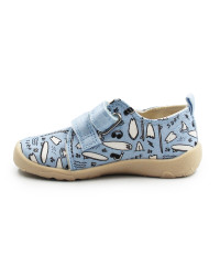 Trampki Dla Chłopczyka Niebieskie Barefoot DD STEP C086-61877A Aero Blue