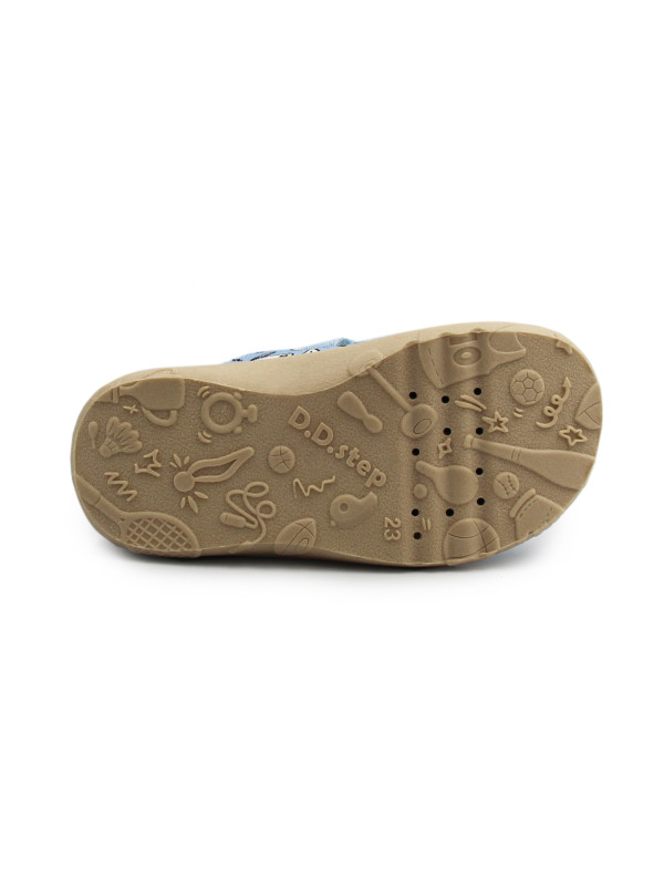 Trampki Dla Chłopczyka Niebieskie Barefoot DD STEP C086-61877A Aero Blue