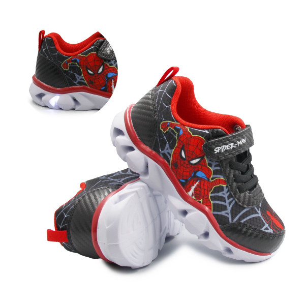 Sportowe Buty Do Szkoły Dla Chłopca Spider Man Bartek 87010-11 LED