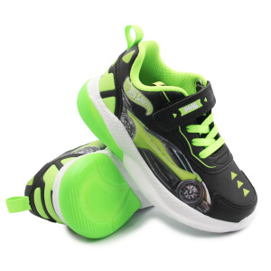 Buty Sportowe Na Wiosnę Dla Chłopca Primigi 8991000 Hot Wheels Świecąca Podeszwa LED