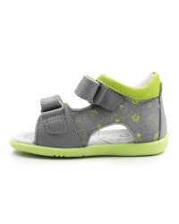 Sandały Dla Chłopca na Lato Szare Zielone DD STEP G075-61722 Dove Grey