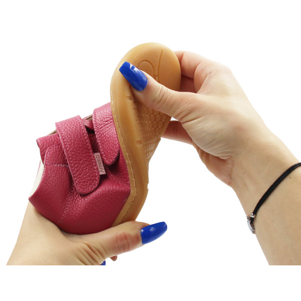 Buty Na Wiosnę Dla Dziewczynek Barefoot Ameko Dakota Fuxia