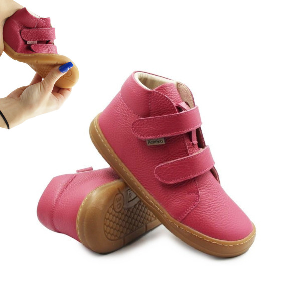 Buty Na Jesień Dla Dziewczynek Barefoot Ameko Dakota Fuxia