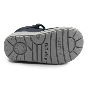 Chłopięce Buty Lekko Ocieplane Na Rzep DD STEP S071-52771Royal Blue