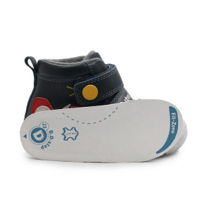 Chłopięce Buty Lekko Ocieplane Na Rzep DD STEP S071-52771Royal Blue