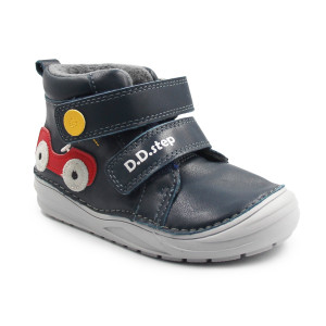 Chłopięce Buty Lekko Ocieplane Na Rzep DD STEP S071-52771Royal Blue