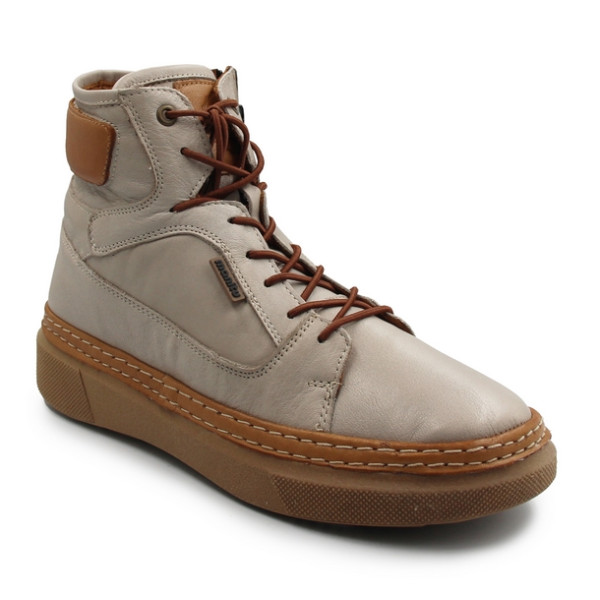 Trzewiki damskie ocieplanę na zimę Manitu 990354-09 grau