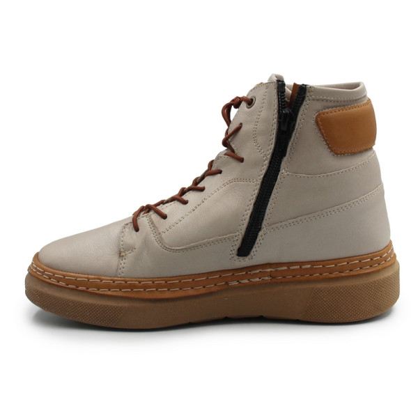 Trzewiki damskie ocieplanę na zimę Manitu 990354-09 grau