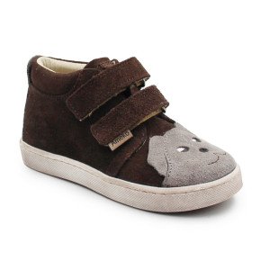 Wiosenne buty dla chłopca ze skóry naturalnej Ameko alex-brązowy