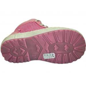 Różowe Dziewczęce Trzewiki na Jesień Sznurowane Emel E 2601B-1 II gatunek