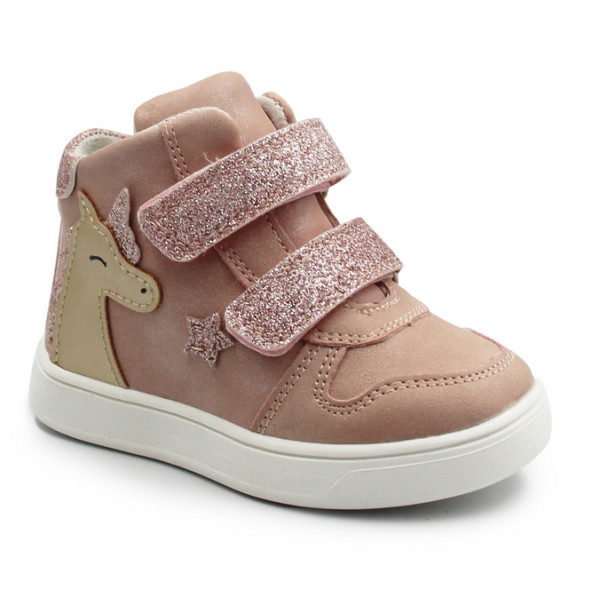 Brokatowe buciki dla dziewczynek na wiosnę jednorożec Wojtyłko 1T26080