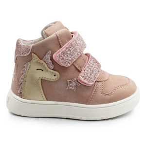 Brokatowe buciki dla dziewczynek na wiosnę jednorożec Wojtyłko 1T26080