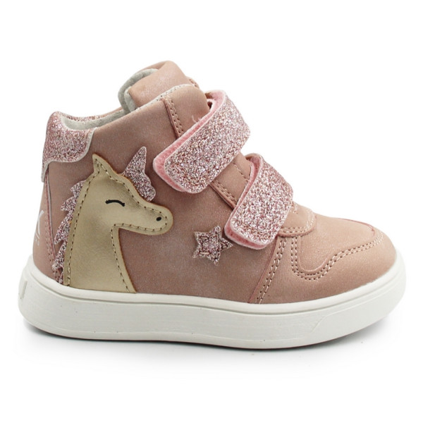 Brokatowe buciki dla dziewczynek na wiosnę jednorożec Wojtyłko 1T26080