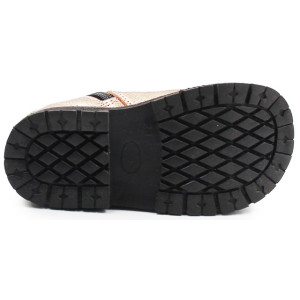 Złote kozaczki dla dziewczynek na zimę Emel EY2605-3