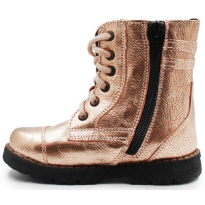 Złote kozaczki dla dziewczynek na zimę Emel EY2605-3