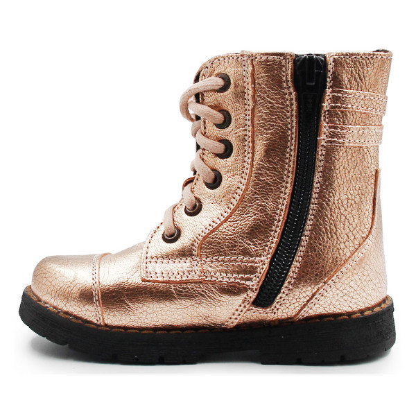 Złote kozaczki dla dziewczynek na zimę Emel EY2605-3