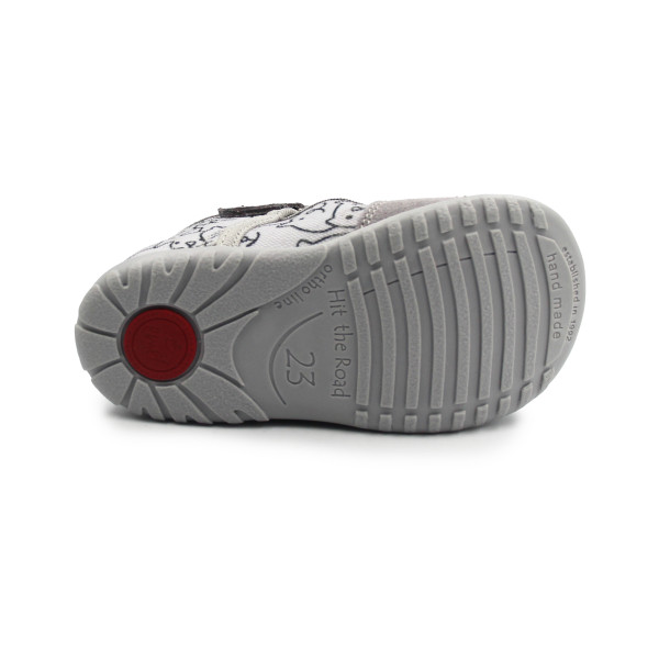 Dziecięce Kapcie Do Przedszkola w Kotki Szare Emel EK 5221-3