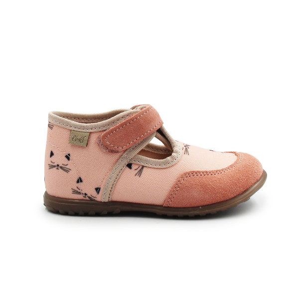 Kapcie  Dla Dziewczynek Do Przedszkola Różowe w Kotki Emel EK 5221-5