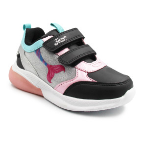 Półbuty Dziewczęce Na Wiosnę Świecące LED Syrenki Primigi 8988500 Mermaid Magic