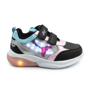 Półbuty Dziewczęce Na Wiosnę Świecące LED Syrenki Primigi 8988500 Mermaid Magic