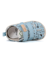 Trampki Dla Chłopczyka Niebieskie Barefoot DD STEP C086-61877A Aero Blue