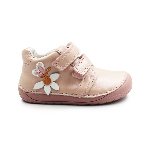 Buciki Dla Dziewczynki Na Jesień Barefoot DD STEP S070-52656T Baby Pink