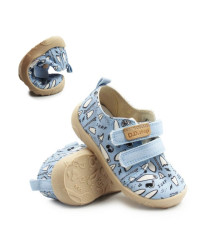 Trampki Dla Chłopczyka Niebieskie Barefoot DD STEP C086-61877A Aero Blue
