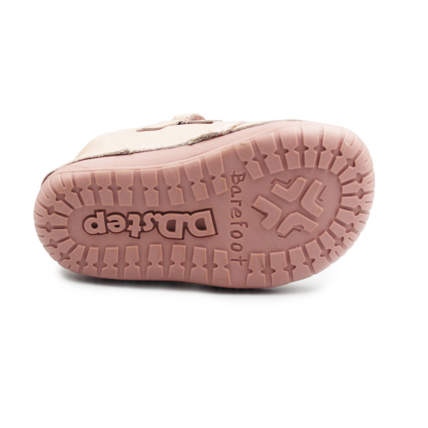 Buciki Dla Dziewczynki Na Jesień Barefoot DD STEP S070-52656T Baby Pink