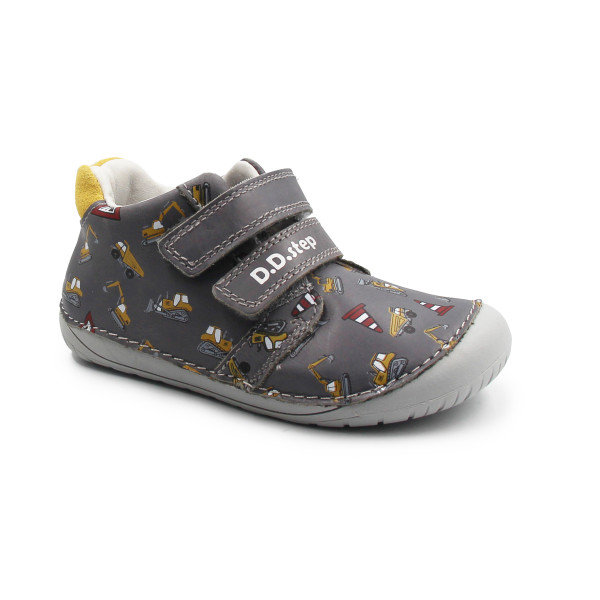 Buty Na Wiosnę Dla Chłopczyka Barefoot w Koparki DD STEP S070-52480A Dark Grey