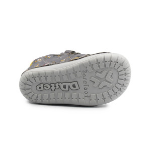 Buty Na Jesień Dla Chłopczyka Barefoot w Koparki DD STEP S070-52480A Dark Grey