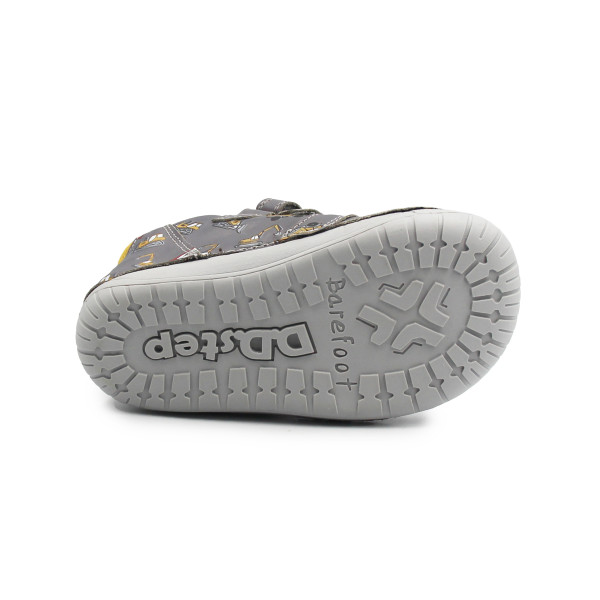 Buty Na Wiosnę Dla Chłopczyka Barefoot w Koparki DD STEP S070-52480A Dark Grey
