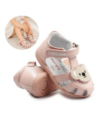 Różowe Sandałki Dla Dziewczynek ze Zwierzątkiem DD STEP G075-61516D Baby Pink