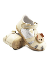 Sandałki Dziecięce Na Lato z Pieskiem DD STEP G075-61516B Cream
