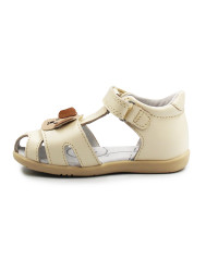 Sandałki Dziecięce Na Lato z Pieskiem DD STEP G075-61516B Cream