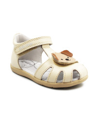 Sandałki Dziecięce Na Lato z Pieskiem DD STEP G075-61516B Cream