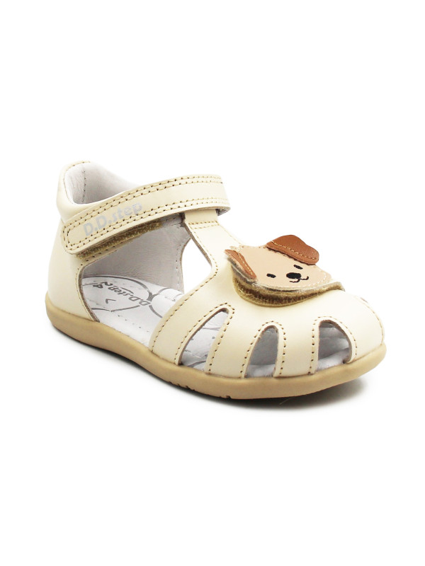 Sandałki Dziecięce Na Lato z Pieskiem DD STEP G075-61516B Cream