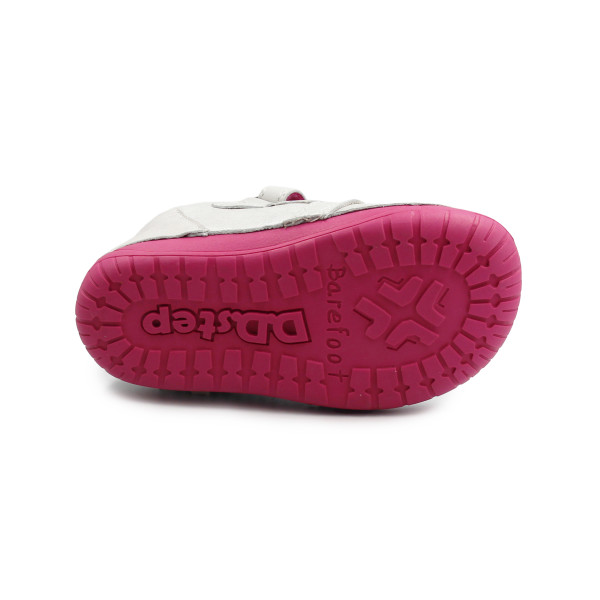 Dziewczęce Buty Na Jesień Barefoot Błyszczące DD STEP S070-52656BT White