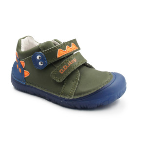 Buty Dziecięce Na Wiosnę Dla Chłopczyka Podeszwa Barefoot Świecące w Ciemności DD STEP S073-52875AZ Khaki