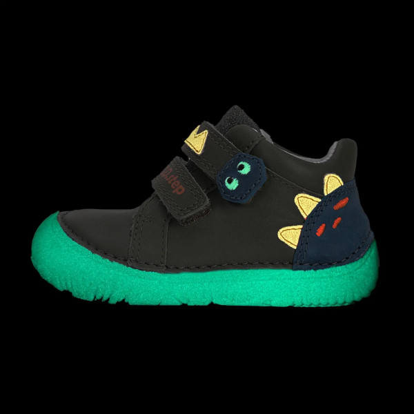 Buty Dziecięce Na Jesień Dla Chłopczyka Podeszwa Barefoot Świecące w Ciemności DD STEP S073-52875AZ Khaki