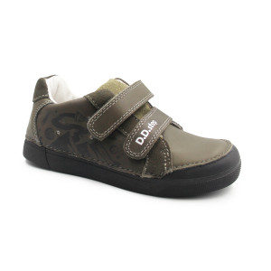 Chłopięce Buty Na Wiosnę Półbuty LED DD STEP S068-52288MZ Khaki