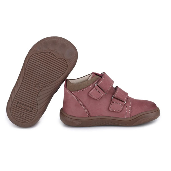 Buty Jesienne Dziewczęce Barefoot Różowe Trampki Emel E 2145C-2