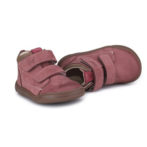 Buty Jesienne Dziewczęce Barefoot Różowe Trampki Emel E 2145C-2