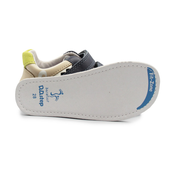 Chłopięce Buty Na Wiosnę Trzewiki Barefoot DD STEP S063-52328BM Royal Blue