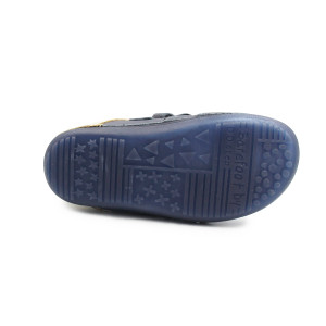 Chłopięce Buty Na Wiosnę Trzewiki Barefoot DD STEP S063-52328BM Royal Blue