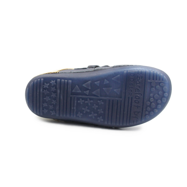 Chłopięce Buty Na Jesień Trzewiki Barefoot DD STEP S063-52328BM Royal Blue